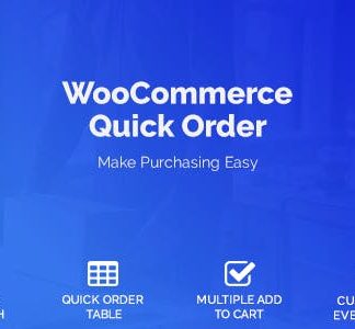 WooCommerce Quick Order