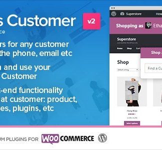 Shop As Customer For Woocommerce