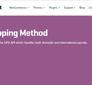 Woocommerce Ups Shipping Method