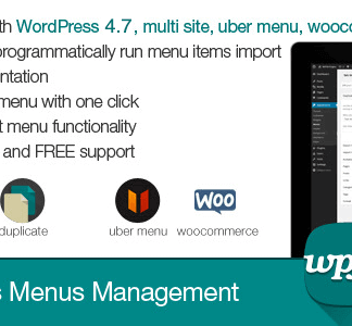 Wordpress Menus Management