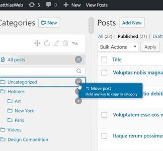 WordPress Real Category Management - Custom category term order / Tree view