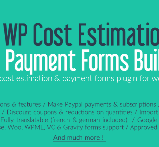 Wp Cost Estimation & Payment Forms Builder
