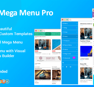 Wp Mega Menu Pro – Responsive Mega Menu Plugin For Wordpress