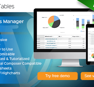 Wpdatatables – Tables And Charts Manager For Wordpress