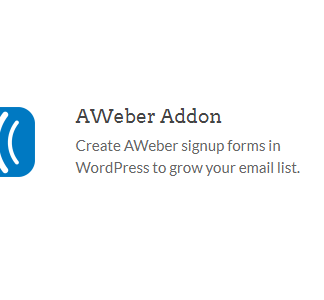 WPForms – Aweber addon