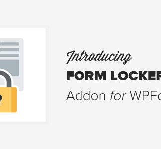 WPForms – Form Locker addon