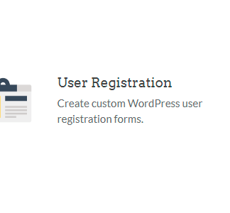 WPForms – User Registration addon