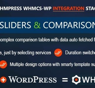 WHMpress - Slider and Comparison Tables