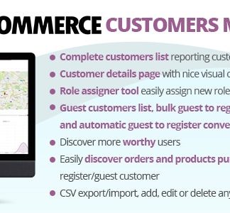 WooCommerce Customers Manager