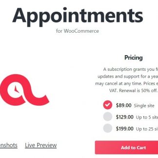 WooCommerce Appointments
