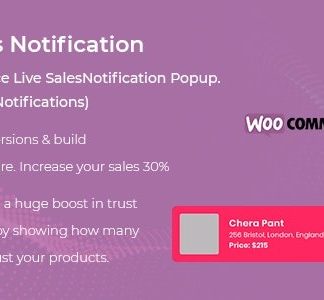 WooCommerce Sales Notification Pro