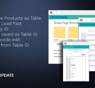 Woo Product Table Pro