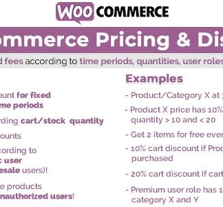 WooCommerce Pricing & Discounts!