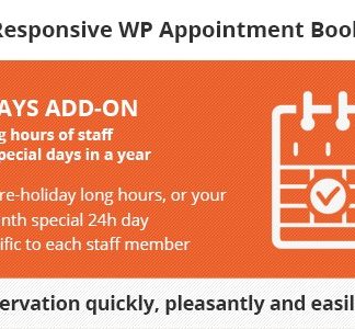 Bookly Special Days (Add-on)