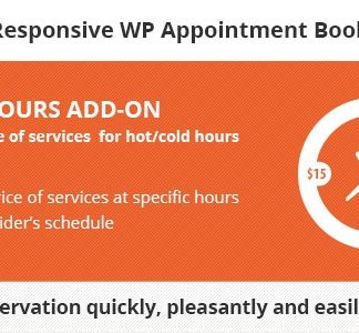 Bookly Special Hours (Add-on)