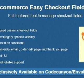 WooCommerce Easy Checkout Fields Editor