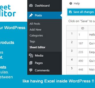 WP Sheet Editor - Taxonomy Terms Pro