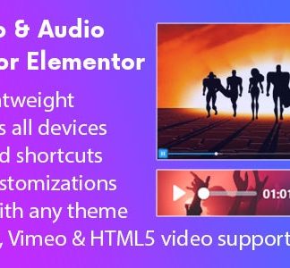 AZ Video and Audio Player for Elementor Pro