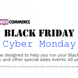Black Friday and Cyber Monday for WooCommerce Pro
