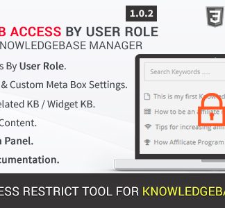Restrict KB Access by User Role - Knowledgebase Addon