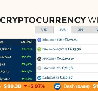 Cryptocurrency Widgets PRO