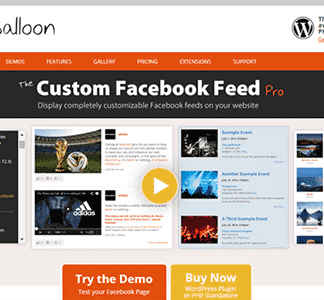 Custom Facebook Feed Pro - Carousel