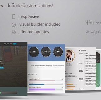 DZS Progress Bars Ultimate - Infinite Customizations with Builder