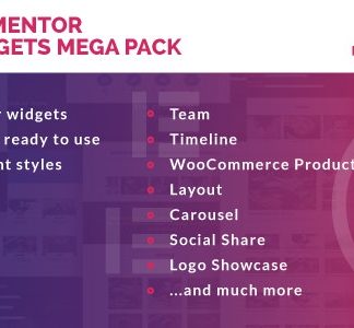 Elementor Widgets Mega Pack - Addons for Elementor Page Builder WordPress Plugin