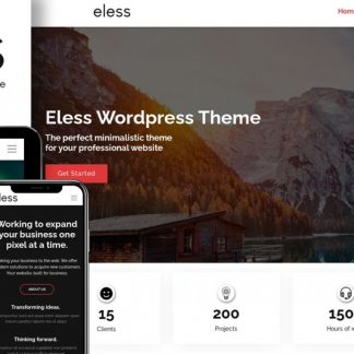 Eless | minimalistic Wordpress Theme