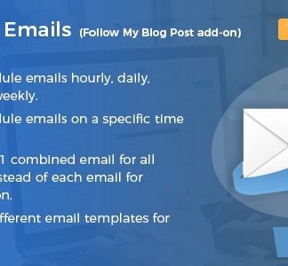 Follow Post - Schedule Emails Extension