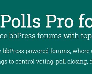 GD Topic Polls Pro for bbPress