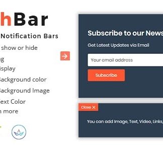 HashBar - WordPress Notification Bar Pro