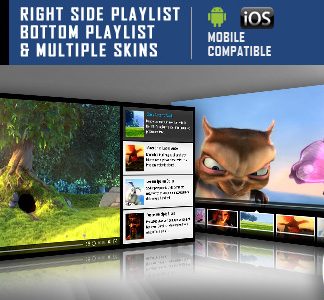 HTML5 Video Player with Playlist and Multiple Skins - Addon For Visual Composer