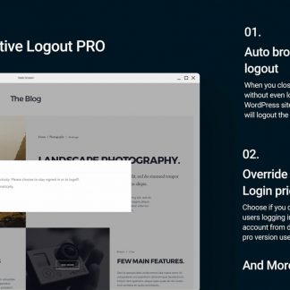 Inactive Logout Addon