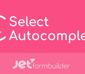JetFormBuilder Select Autocomplete