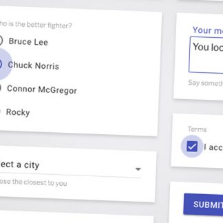 Material Design for Contact Form 7