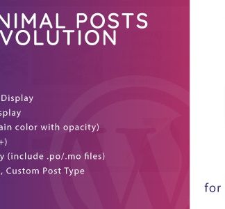 Minimal Posts Revolution For Elementor
