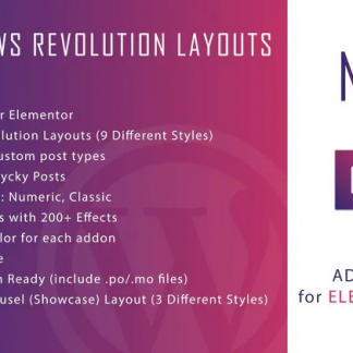News Revolution Leyout For Elementor