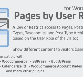 Pages by User Role for WordPress