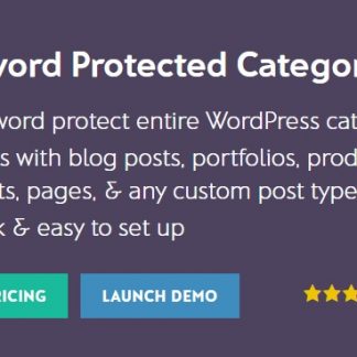 Password Protected Categories
