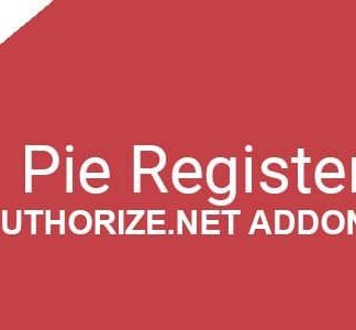 Pie Register (Add on) - Authorize.Net