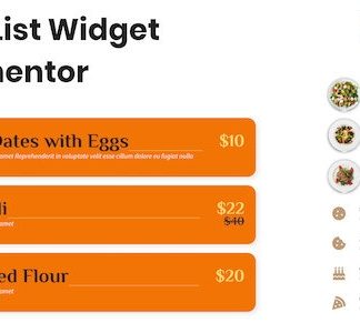 Pricing List Widget For Elementor