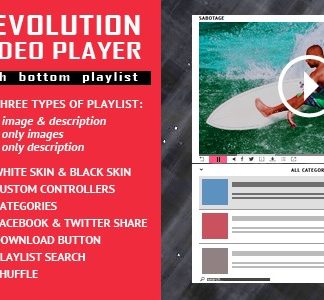 Revolution Video Player - YouTube, Vimeo and Self-Hosted Videos