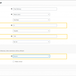 Shipping Zones by Drawing Premium for WooCommerce