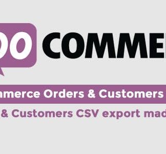 WooCommerce Orders & Customer exporter