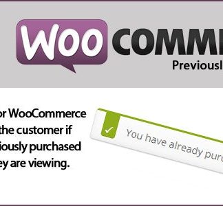 WooCommerce Previously Purchased