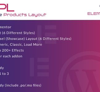 WooCommerce Products Layout for Elementor