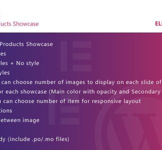 WooCommerce Products Showcase for Elementor