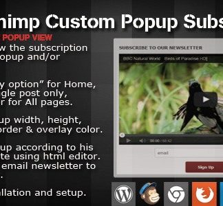 WP Mailchimp Subscription