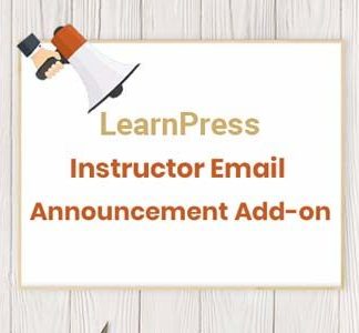 LearnPress - Announcements